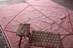 Custom Moroccan pink rug - azilal berber carpet