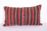 Moroccan handmade kilim pillow 11.4 INCHES X 19.2 INCHES