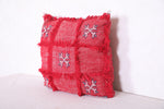 Red pillow Cover 16.1 INCHES X 16.1 INCHES