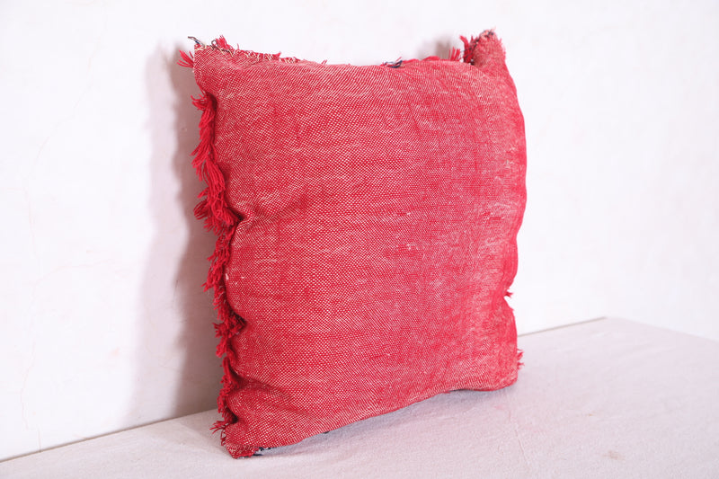 Red pillow Cover 16.1 INCHES X 16.1 INCHES