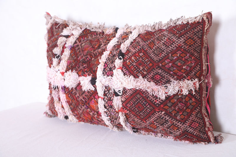 Moroccan handmade kilim pillow 15.3 INCHES X 25.5 INCHES