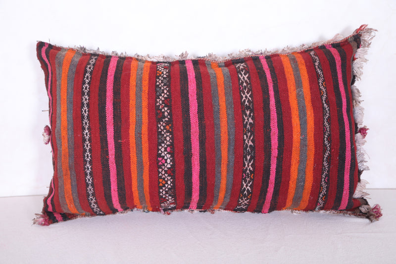 Moroccan handmade kilim pillow 15.3 INCHES X 25.5 INCHES