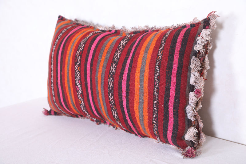 Moroccan handmade kilim pillow 15.3 INCHES X 25.5 INCHES