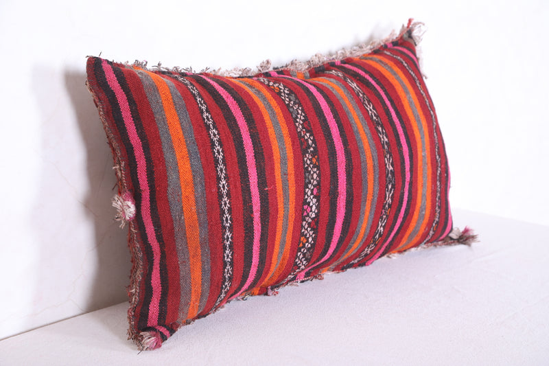 Moroccan handmade kilim pillow 15.3 INCHES X 25.5 INCHES