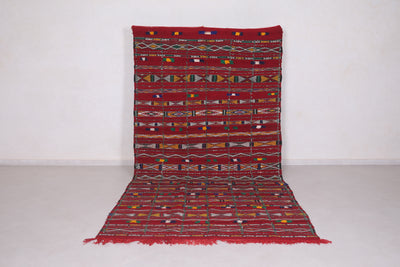 Moroccan area rug 5.8 FT X 11.3 FT, berber rug kilim