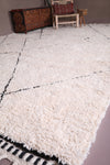 Beni Ourain Rug Wool - Hand Knotted Berber carpet - Custom Rug