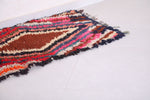 Colorful handmade berber runner rug 2.3 X 5.3 Feet