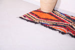 Colorful handmade berber runner rug 2.3 X 5.3 Feet