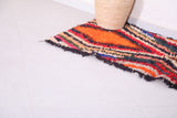 Colorful handmade berber runner rug 2.3 X 5.3 Feet