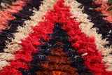 Colorful handmade berber runner rug 2.3 X 5.3 Feet