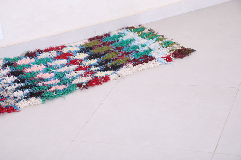 Moroccan hallway rug shag 1.9 X 5.7 Feet