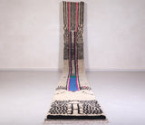 Runner handmade rug, custom moroccan berber carpet