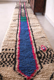 Runner handmade rug, custom moroccan berber carpet