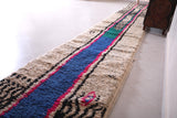 Runner handmade rug, custom moroccan berber carpet