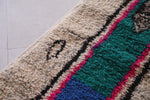 Runner handmade rug, custom moroccan berber carpet