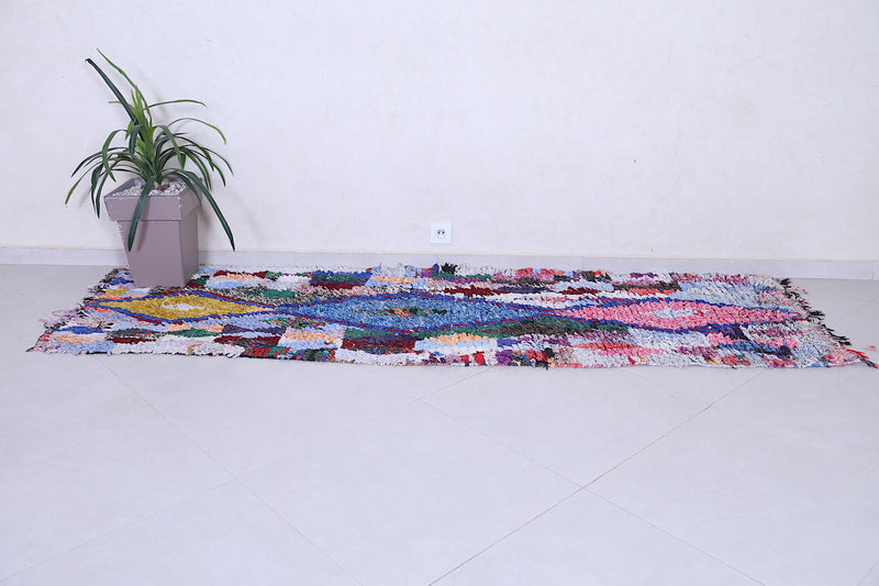 Moroccan Runner Rug – Vibrant Handwoven 2.9 x 8.8 ft - Runner moroccan rugs