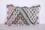 Moroccan handmade kilim pillow 12.5 INCHES X 18.8 INCHES