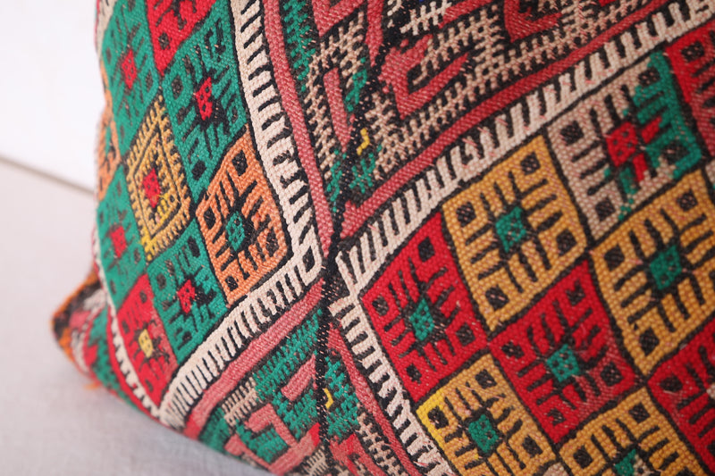 Moroccan Tribal Pillow 14.5 INCHES X 19.6 INCHES