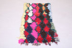 Colorful Shaggy Runner Rug 2.2 X 5.3 Feet