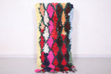 Colorful Shaggy Runner Rug 2.2 X 5.3 Feet