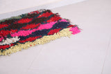 Colorful Shaggy Runner Rug 2.2 X 5.3 Feet