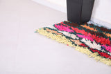 Colorful Shaggy Runner Rug 2.2 X 5.3 Feet