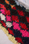 Colorful Shaggy Runner Rug 2.2 X 5.3 Feet