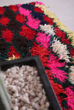 Colorful Shaggy Runner Rug 2.2 X 5.3 Feet