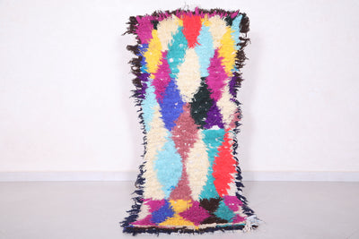 Beautiful Colorful Runner Rug 2.2 X 5.3 Feet