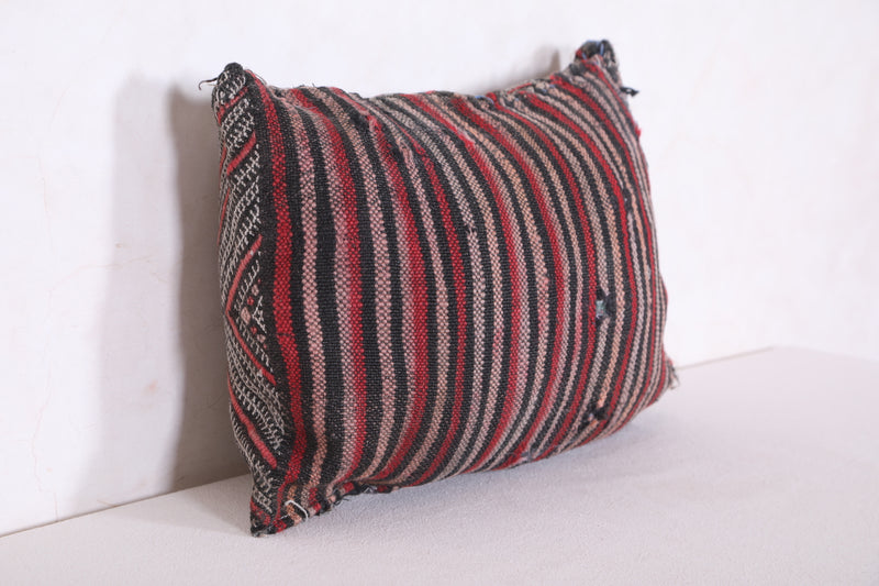 Striped Moroccan pillow 12.2 INCHES X 18.1 INCHES