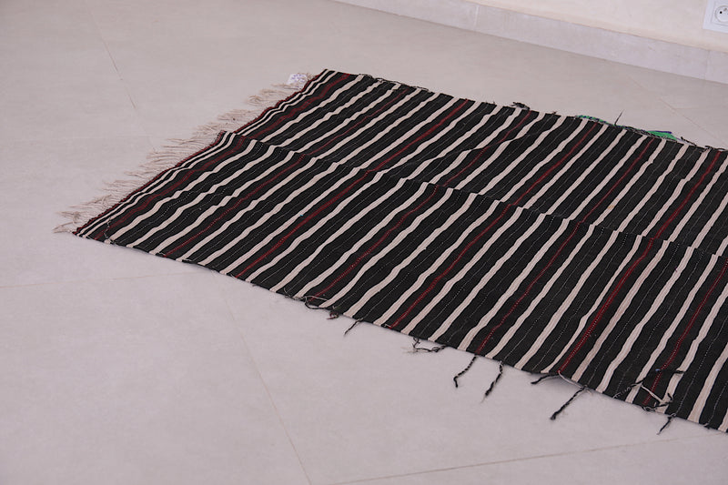 Ait Hdidou Handira Handwoven kilim 3.5 FT X 5.6 FT