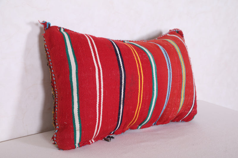 Long Moroccan Kilim Pillow 15.3 INCHES X 23.2 INCHES