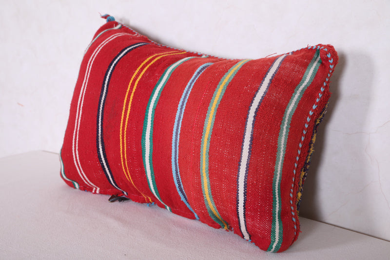 Long Moroccan Kilim Pillow 15.3 INCHES X 23.2 INCHES