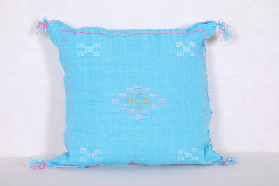 Sky blue Kilim Pillow 17.7 INCHES X 18.5 INCHES