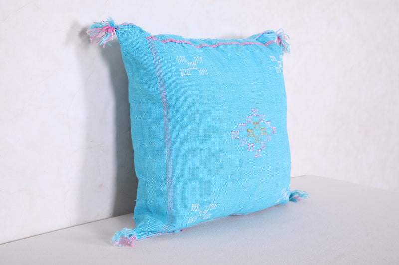 Sky blue Kilim Pillow 17.7 INCHES X 18.5 INCHES