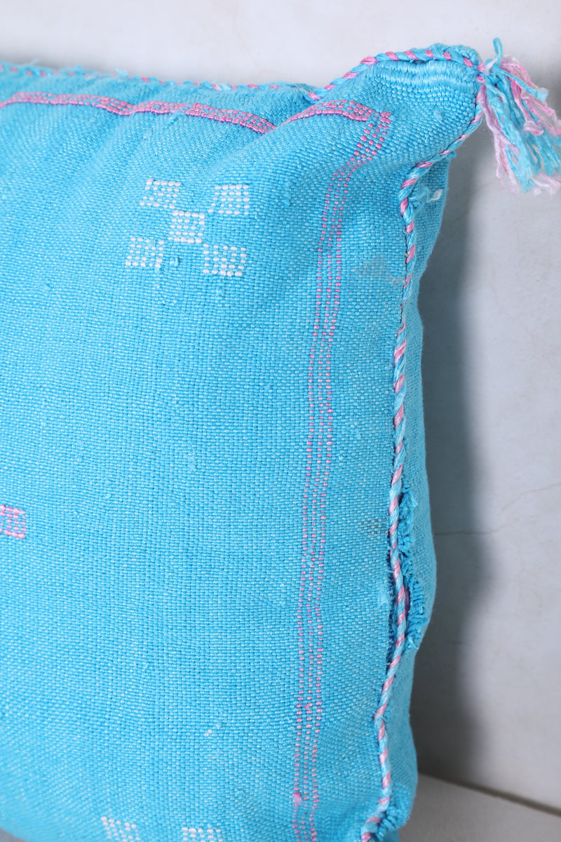 Sky blue Kilim Pillow 17.7 INCHES X 18.5 INCHES