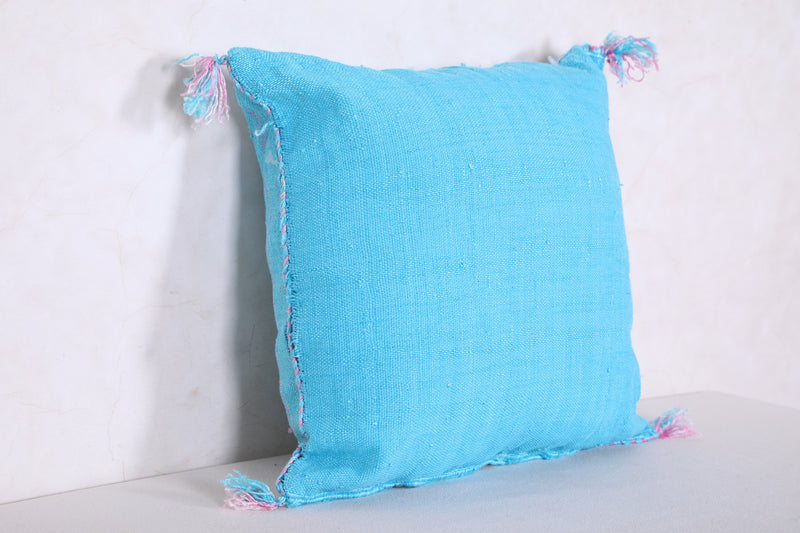 Sky blue Kilim Pillow 17.7 INCHES X 18.5 INCHES