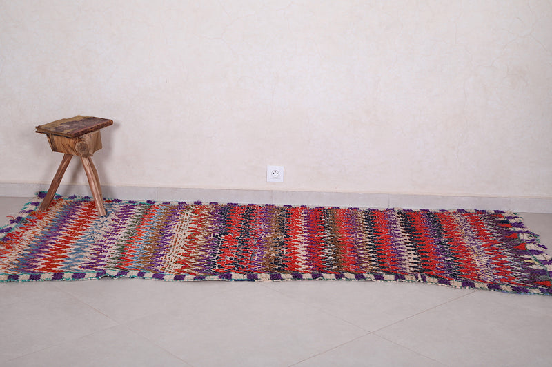 Hand woven Runner rug 3.4 x 7.9 Feet