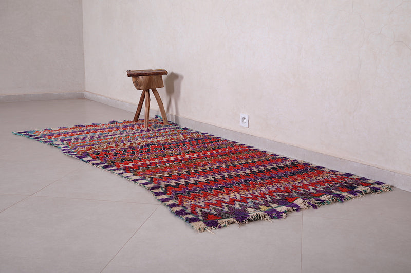 Hand woven Runner rug 3.4 x 7.9 Feet