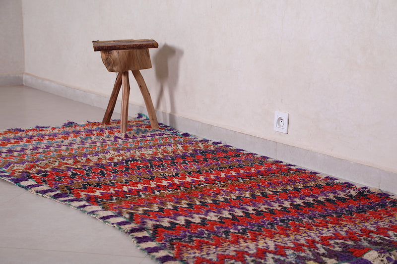 Hand woven Runner rug 3.4 x 7.9 Feet