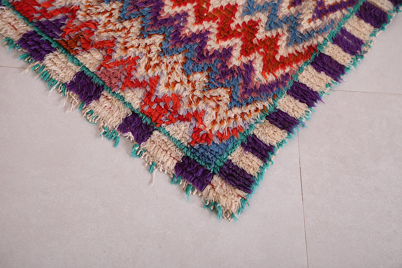 Hand woven Runner rug 3.4 x 7.9 Feet