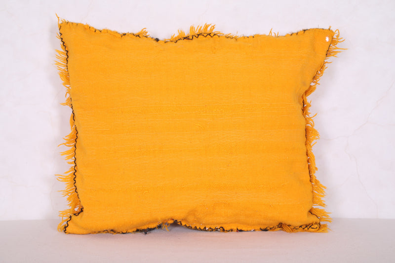 Yellow berber kilim pillow 17.3 INCHES X 20 INCHES