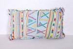 Moroccan handmade kilim pillow 14.1 INCHES X 22 INCHES