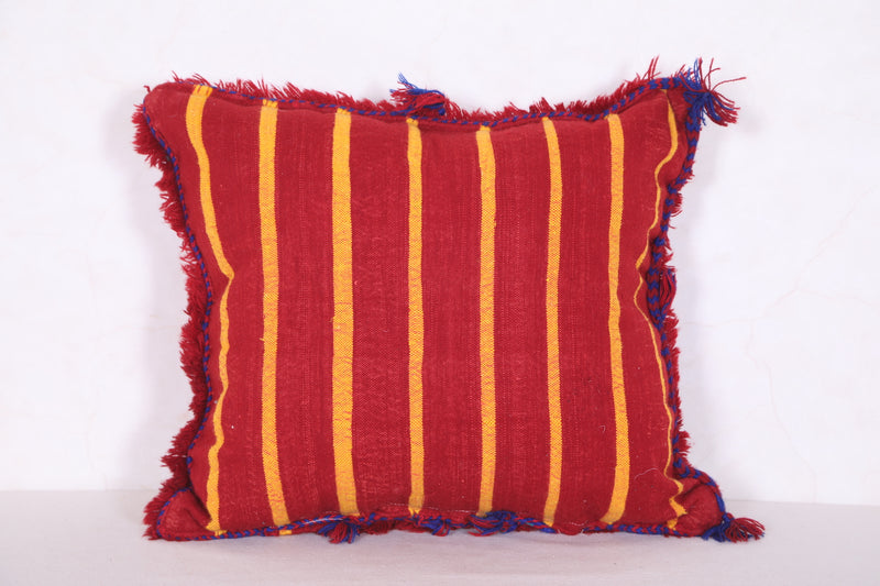 Moroccan red pillow 15.3 INCHES X 19.6 INCHES