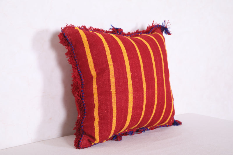 Moroccan red pillow 15.3 INCHES X 19.6 INCHES