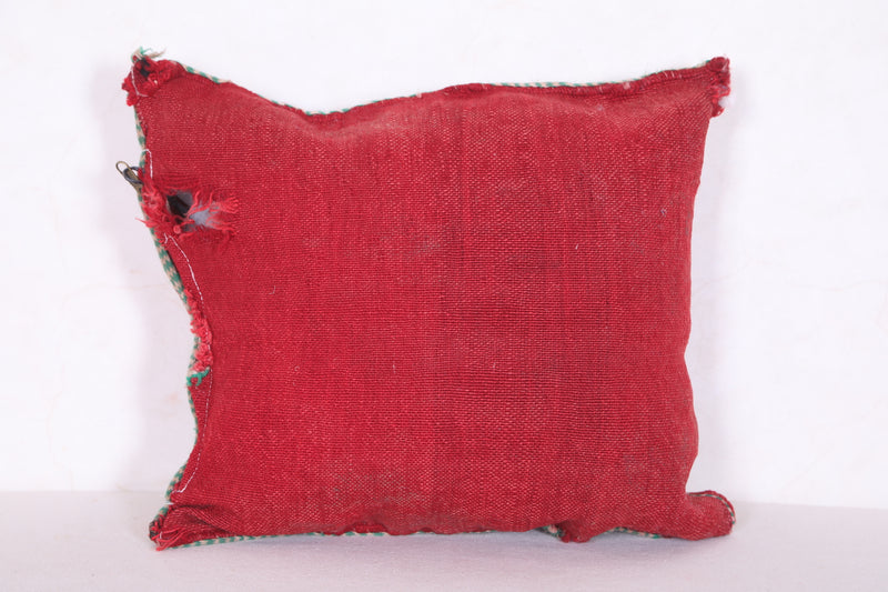 Moroccan Pillow Red 14.5 INCHES X 16.5 INCHES