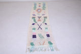 Vintage handmade runner rug  2.1 FT X 8.7 FT