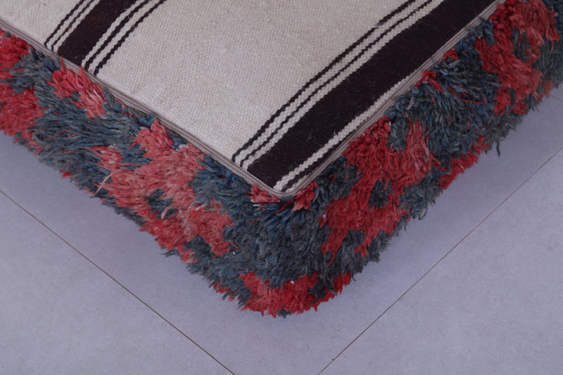 Two moroccan handmade berber ottoman pouf