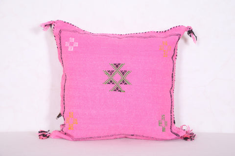 Moroccan pillow pink 17.3 INCHES X 18.1 INCHES