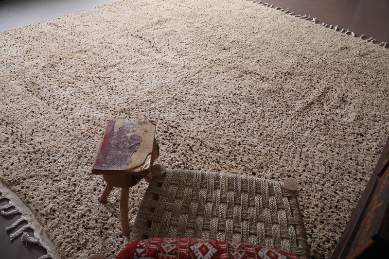 Custom Moroccan rug - Hand woven Beni ourain carpet dots